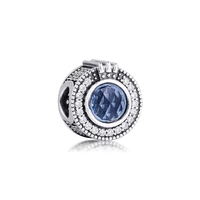 sparkling blue crown o charm 2020 girl new sterling silver jewelry for woman fashion beads for jewelry making