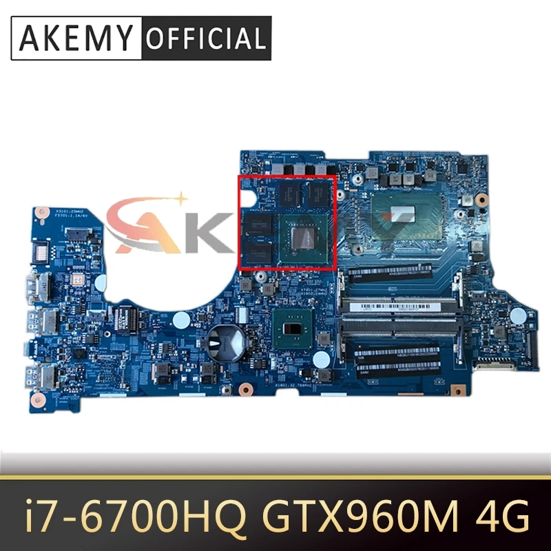 

15292-1 For ACER motherboard VN7-592G 448.06B19.0011 NBG6J11005 i7-6700HQ GTX960M 4G DDR4 100% teste OK Mainboard