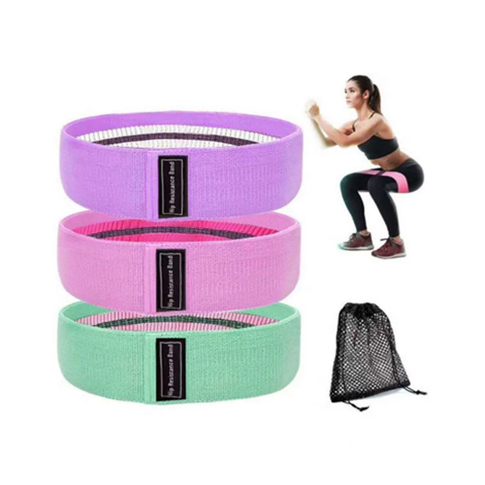 Нескользящие сапоги до бедра Глют стыковой приседания полосы Йога Группа