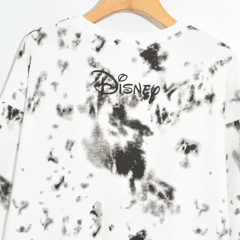 

Disney Sweatshirt Women Harajuku Streetwear 2020 Fashion Tie-Dye Dumbo Elephant Pullover Female Cartoon Casual Loose Tops O-Neck