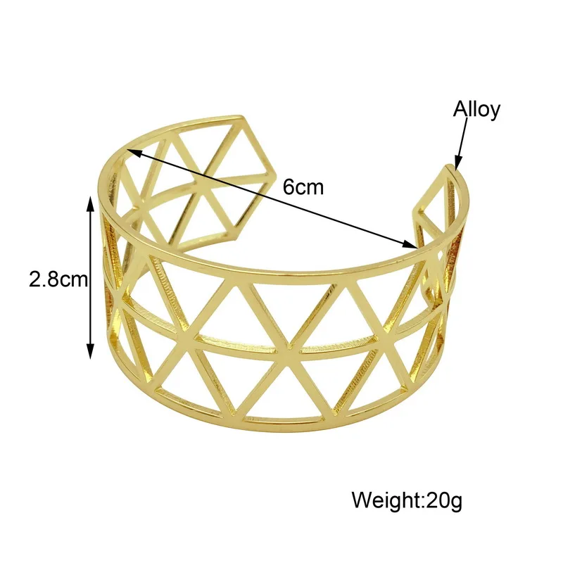 

TOTASALLY fashion designed golden color plain metal adjustable women accessories cuff bangle & bracelet couro pulseiras de couro
