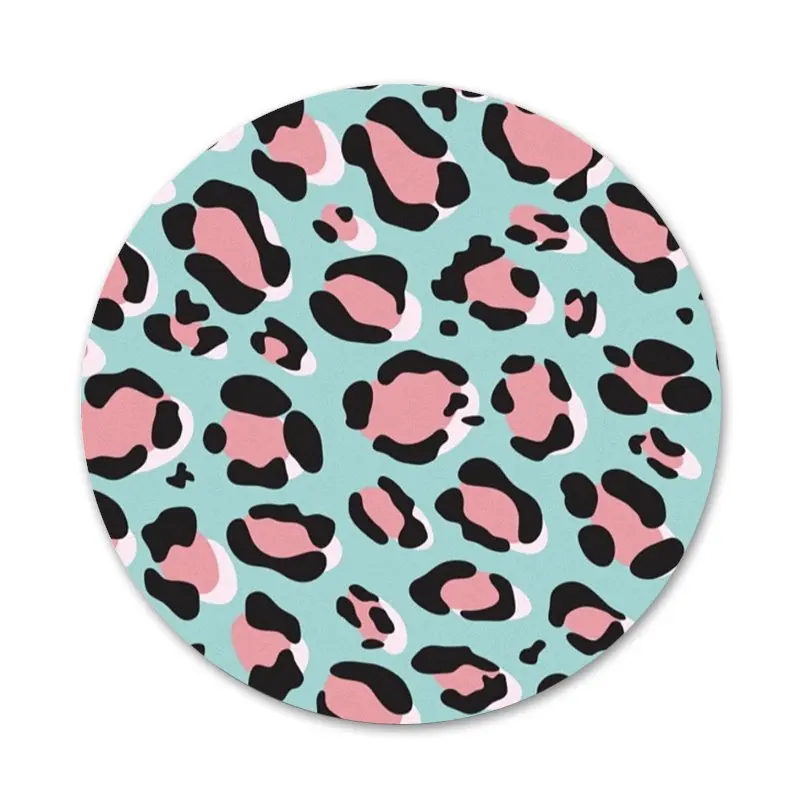 Значки 58 мм с тигровым леопардовым принтом значки металлические для украшения