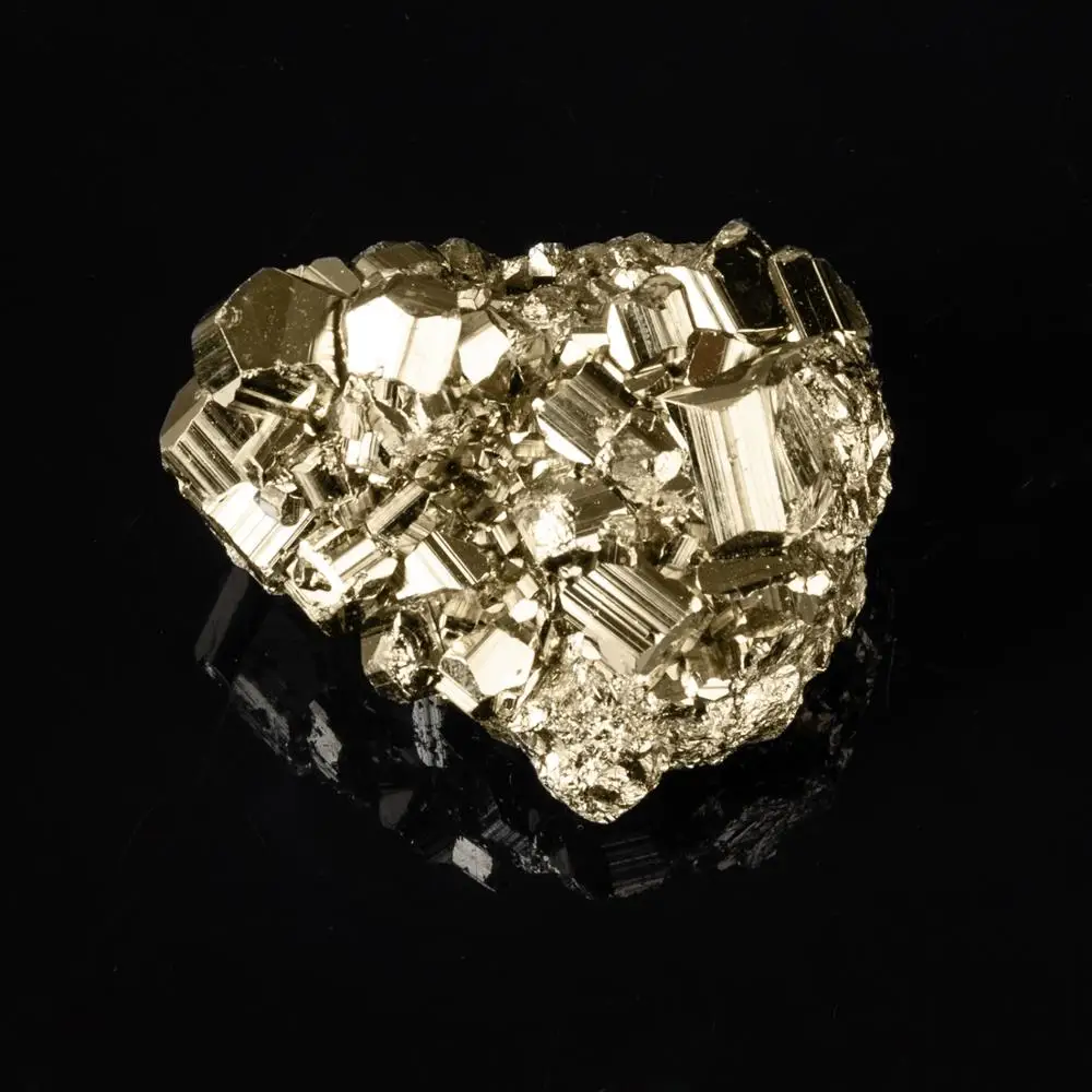 Nugget Pyrite естественный неправильной формы с кристаллами Колчедана минеральные