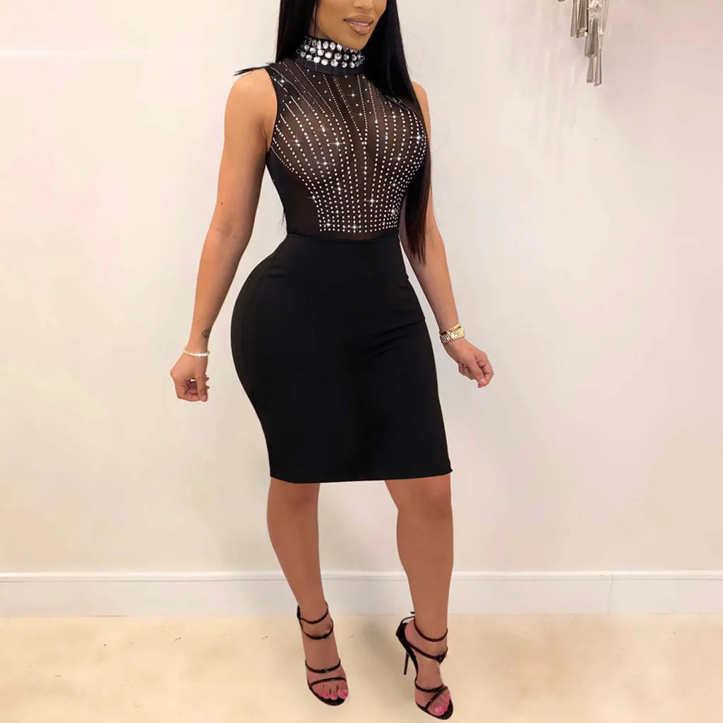 Летнее сексуальное Бандажное платье из вискозы Новое поступление 2020 Сетчатое