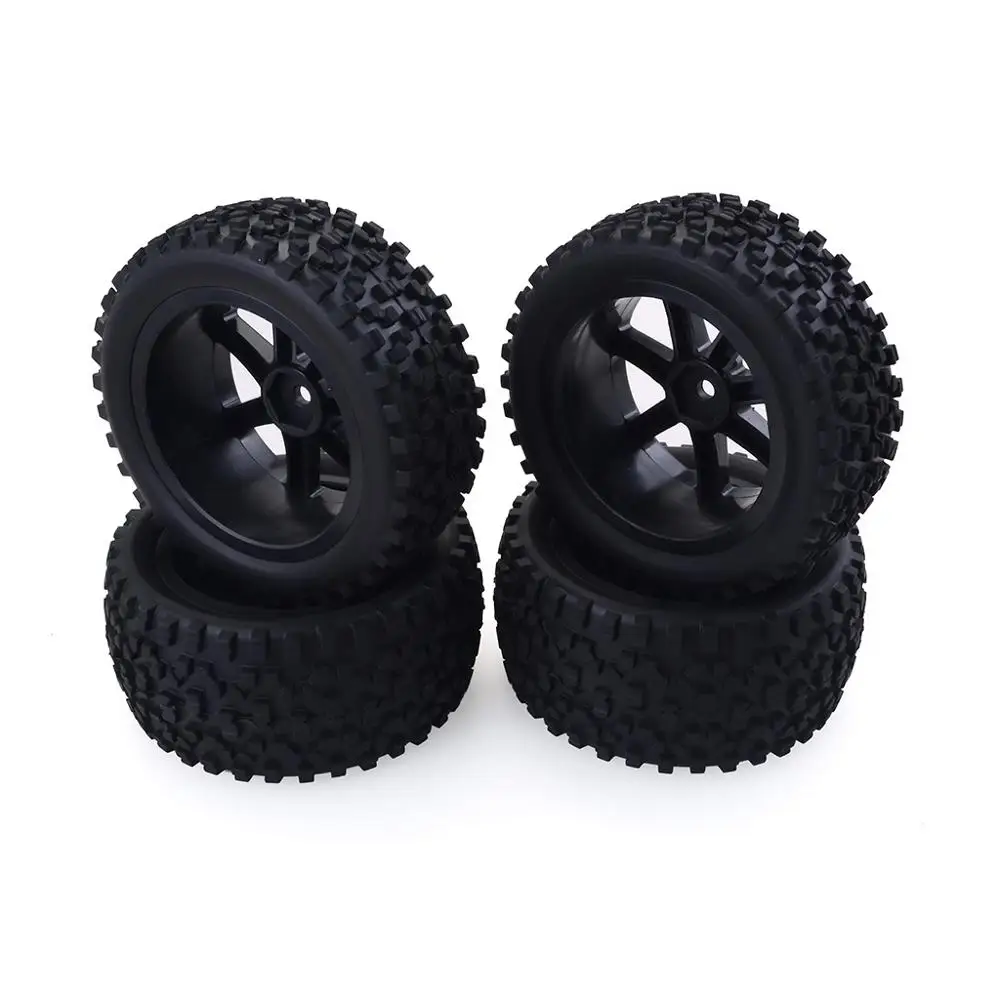 4PCS 1/10 87мм шины автомобиля RC с резиновым протектором и пластиковым ободом для Redcat HSP HPI Hobbyking Traxxas Losi VRX LRP ZD Racing Buggy on.