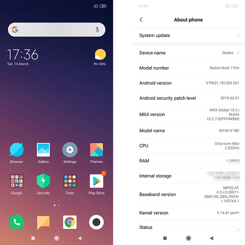 Xiaomi Redmi Note 7 Pro с глобальной ПЗУ, 6 ГБ, 128 ГБ, Snapdragon 675, камера 48 Мп+ 5 МП, экран 6,3 дюйма, аккумулятор 4000 мАч, смартфон