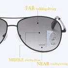 Солнцезащитные очки для вождения с мультифокусом, прогрессивные очки для чтения, унисекс, с защитой от сисветильник, для ближнего и дальнего действия, двойного назначения, для спорта на открытом воздухе, 1,25