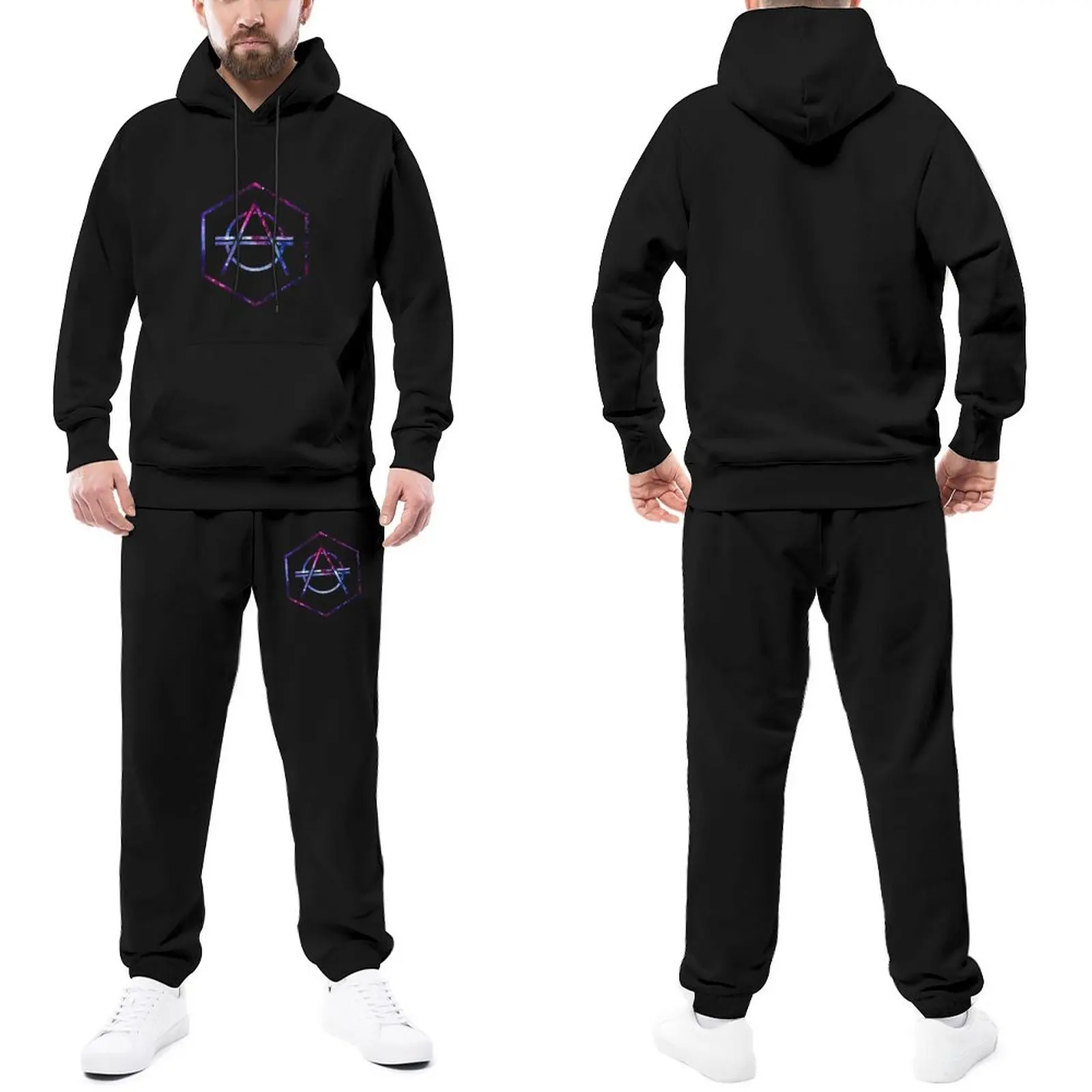 

Комплект спортивной одежды Don Diablo, модные спортивные костюмы с надписью Galaxy Don Diablo, Мужские штаны и худи