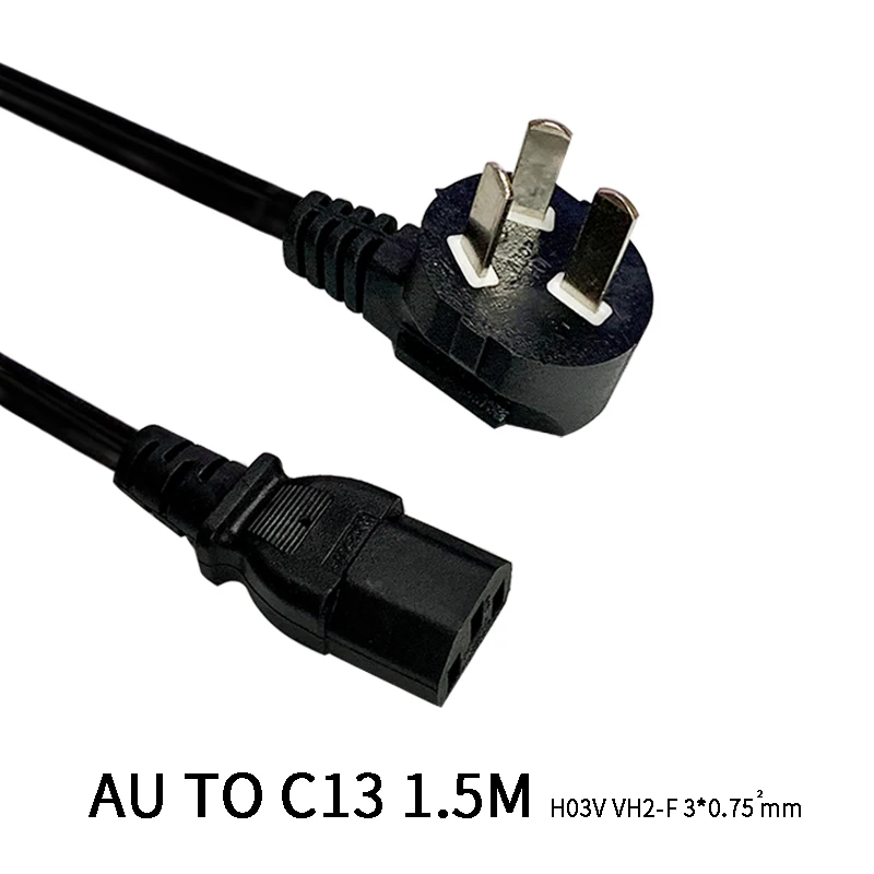 Австралийский Удлинительный кабель C13 шнур Новой Зеландии штекер IEC320 для