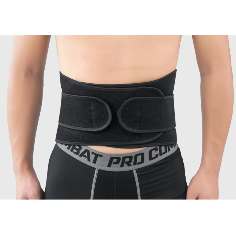 

1PC Sport Waist Supporter Belt Professional Waist Protective Belt Fitness Belt Stretchy Waist Strap for Gym Workout Training (Bl