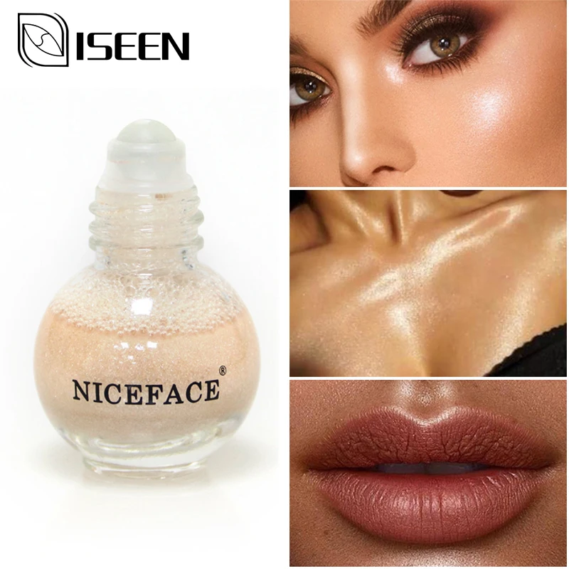 Хайлайтер осветитель контурный Праймер блеск для лица блестящий Сияющий порошок