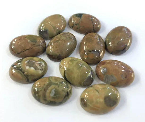 

Genuine Ryolite Gemstone Cabochon Wholesale 13x18mm Oval Loose beads Cabochon Gems Jewelry Ring face pendant accessories