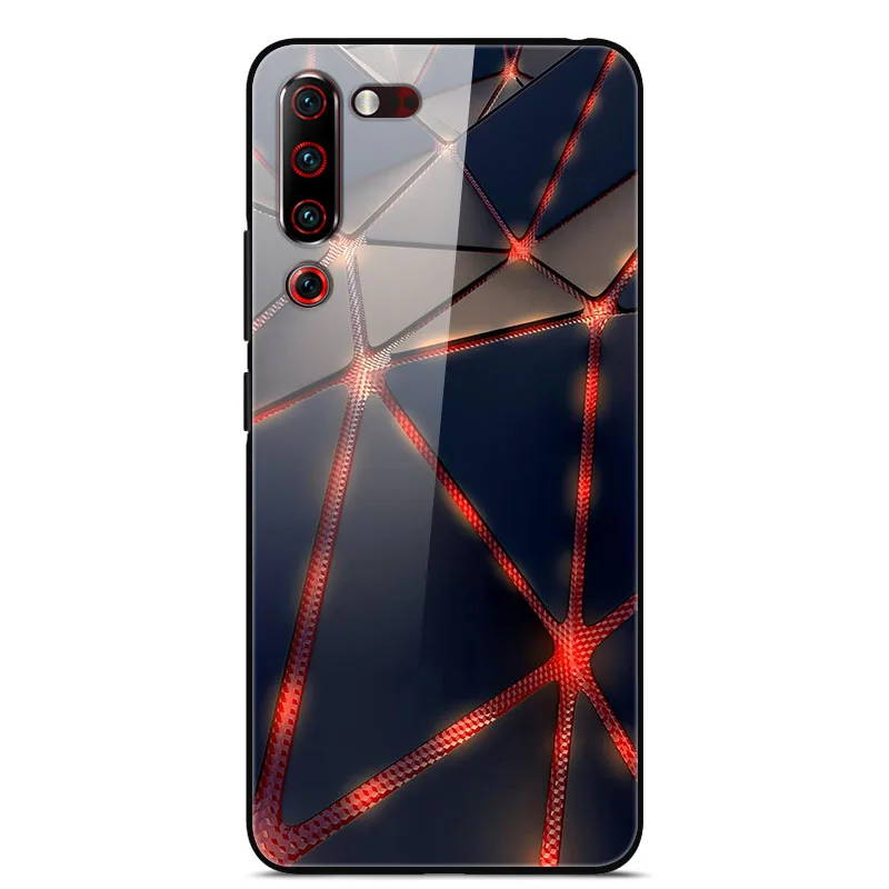 Для lenovo Z6 Pro Чехол Z6 Lite закаленное стекло жесткая задняя крышка чехол для телефона s Для lenovo Z6Pro Z 6 Z6Lite защитный силиконовый бампер - Цвет: 4