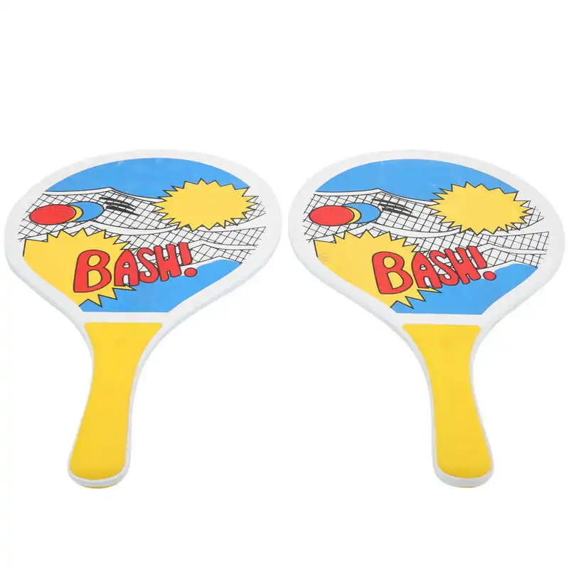 

Beach Tennis Paddles Beach Rackets Beach Wooden Paddles Tennis Paddle Sturdy Wood Environmentally for Vacation for the Beach for