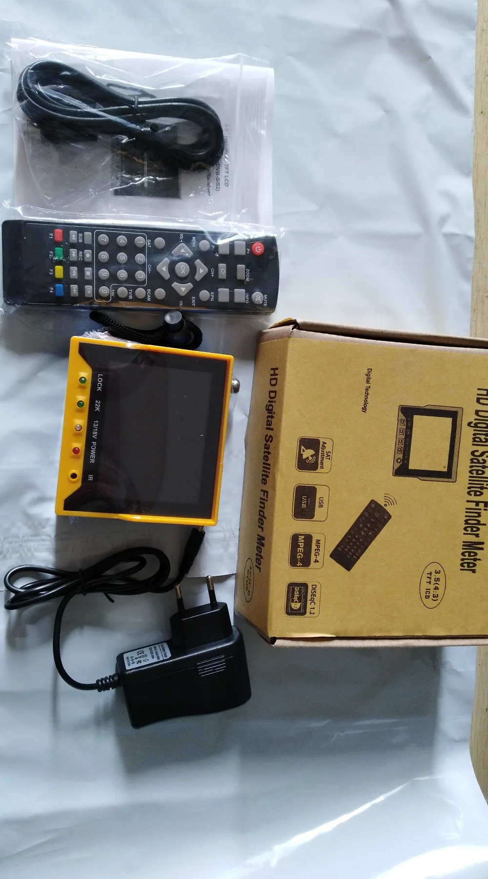 3,5 дюймов KPT-356H ручной TFT lcd Многофункциональный(DVB-S/S2) цифровой спутниковый искатель vs satlink ws-6933
