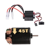 rc 320 esc waterproof motor controller brushed motor 45t easy assemble for rc play vehicle bec 5v2a 110 rc hsp scx10