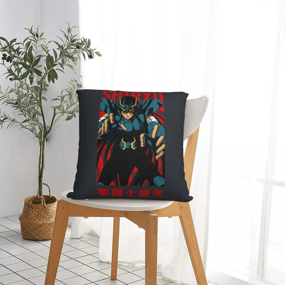 Dragon Shiryu чехол для подушки из полиэстера Saint Seiya спальни автомобильные