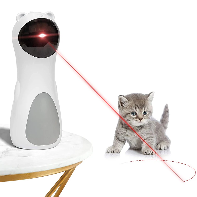 

Автоматическая игрушка для кошки лазерный светильник указатель Дразнилка для котенка интерактивный котенок Pet светодиодный забавные ручн...