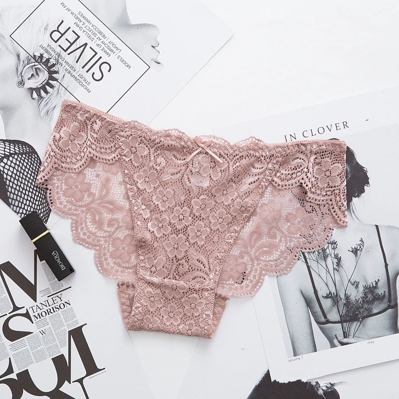 TEXIWAS 3 шт./лот сексуальные кружевные трусики женское нижнее белье прозрачные с