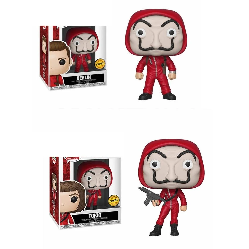 Фигурки La Casa De Papel Токио 741 # профессор Денвер Берлин 743 коллекционные модели