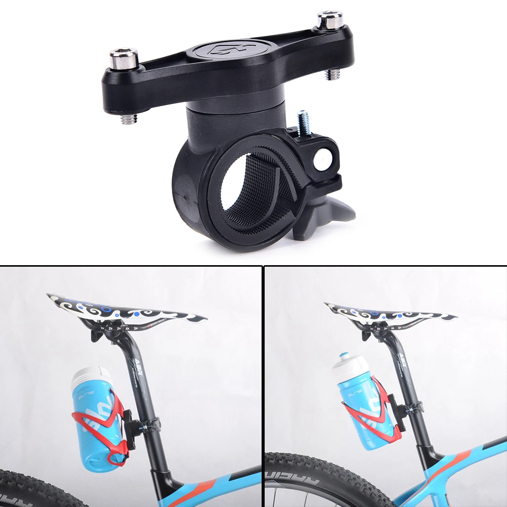 

1Set High Quality Handlebar mount adapter bracket seat 360 degree for MTB bike bottle holder Wholesale