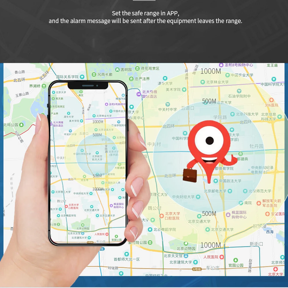 GPS трекер с одной кнопкой для SOS долгое время работы автономная система слежения