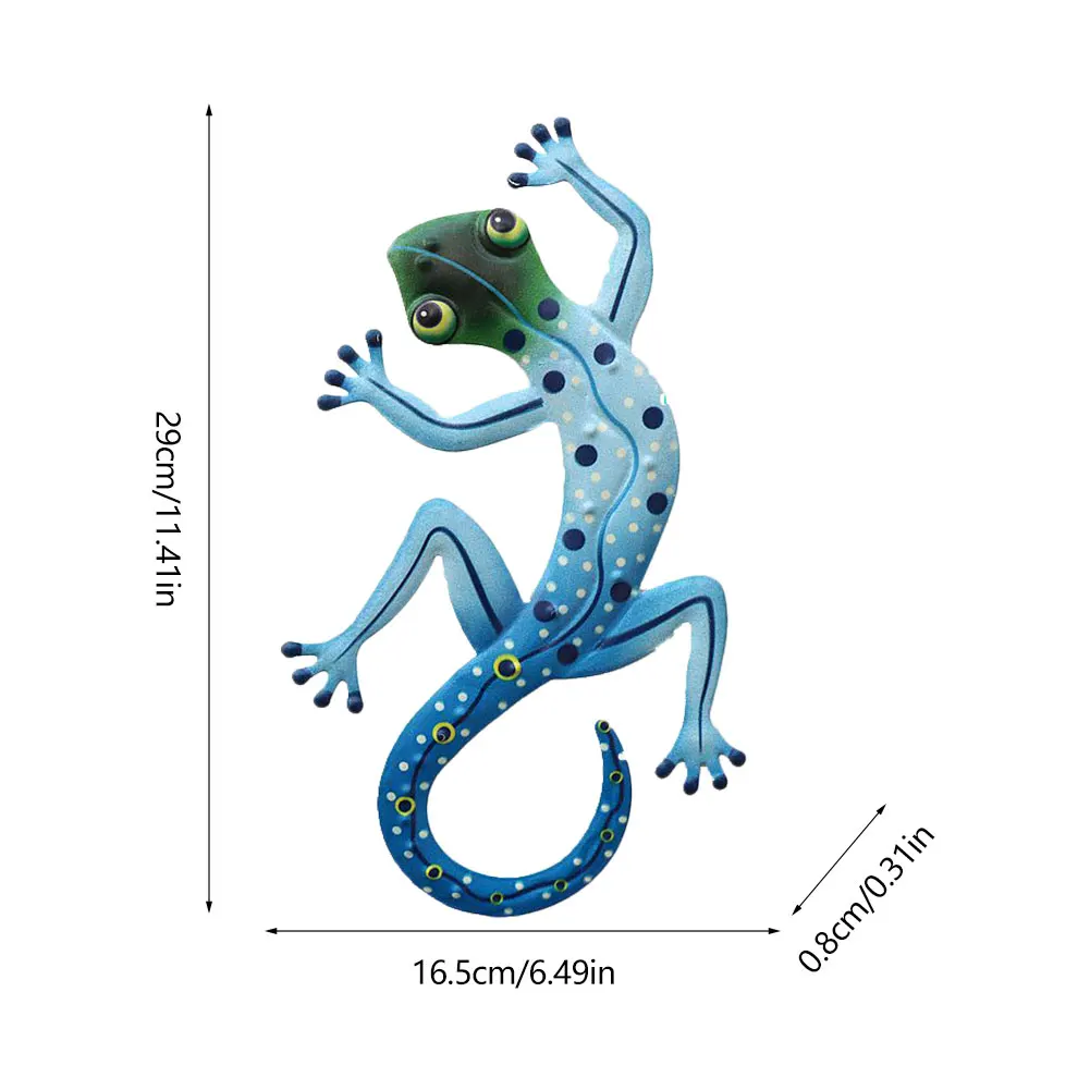

2pcs Gecko Home Metal Wall Hanging Hardware Handicraft Pendant Customization Of Metal Products Processing Metal Decorative Hook