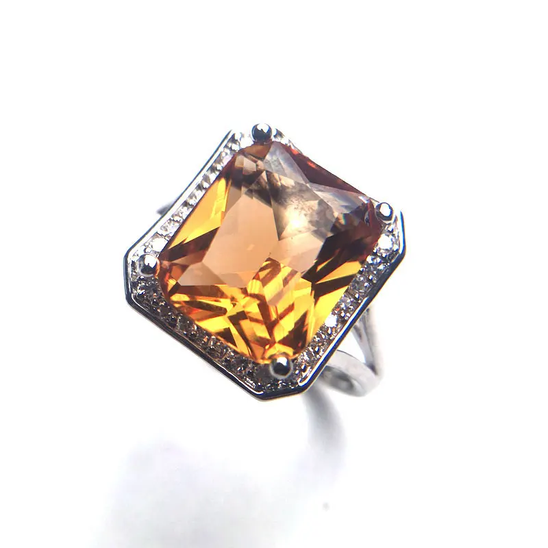 Женское кольцо с зултанитом из серебра 925 пробы|Кольца| |