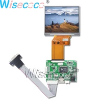 wisecoco 3 5 inch jt035ips02 v0 lcd mudule screen high resolution 640x480 ips 400nits rgb vga 1hdmi driver board