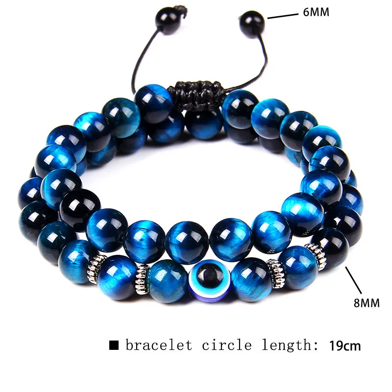 

42 Kinds Of Bracelets Sets Men Buddhism Wood Tiger Eye Stone Bangle Fengshui Pixiu Charm Pulsera Double Chains Bracelet Jewelry