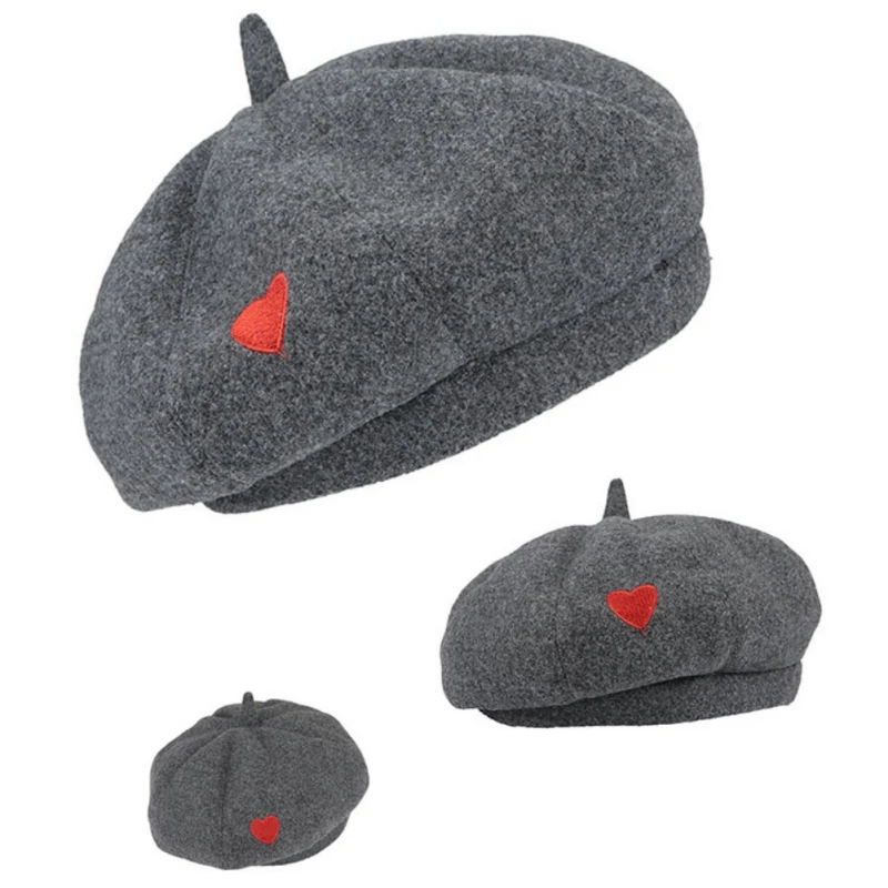 Lady Spring Winter Berets Hat Painter Style Women Vintage Solid Color Caps Female Bonnet Warm Cap | Спорт и развлечения