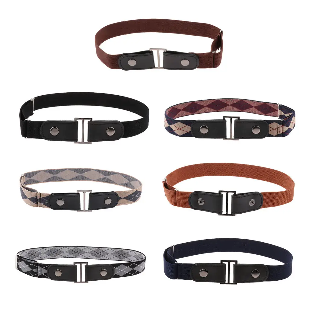 

Buckle-free Elastic Women Belt for Jeans without Buckle, Comfortable Invisible Belt No Bulge No Hassle