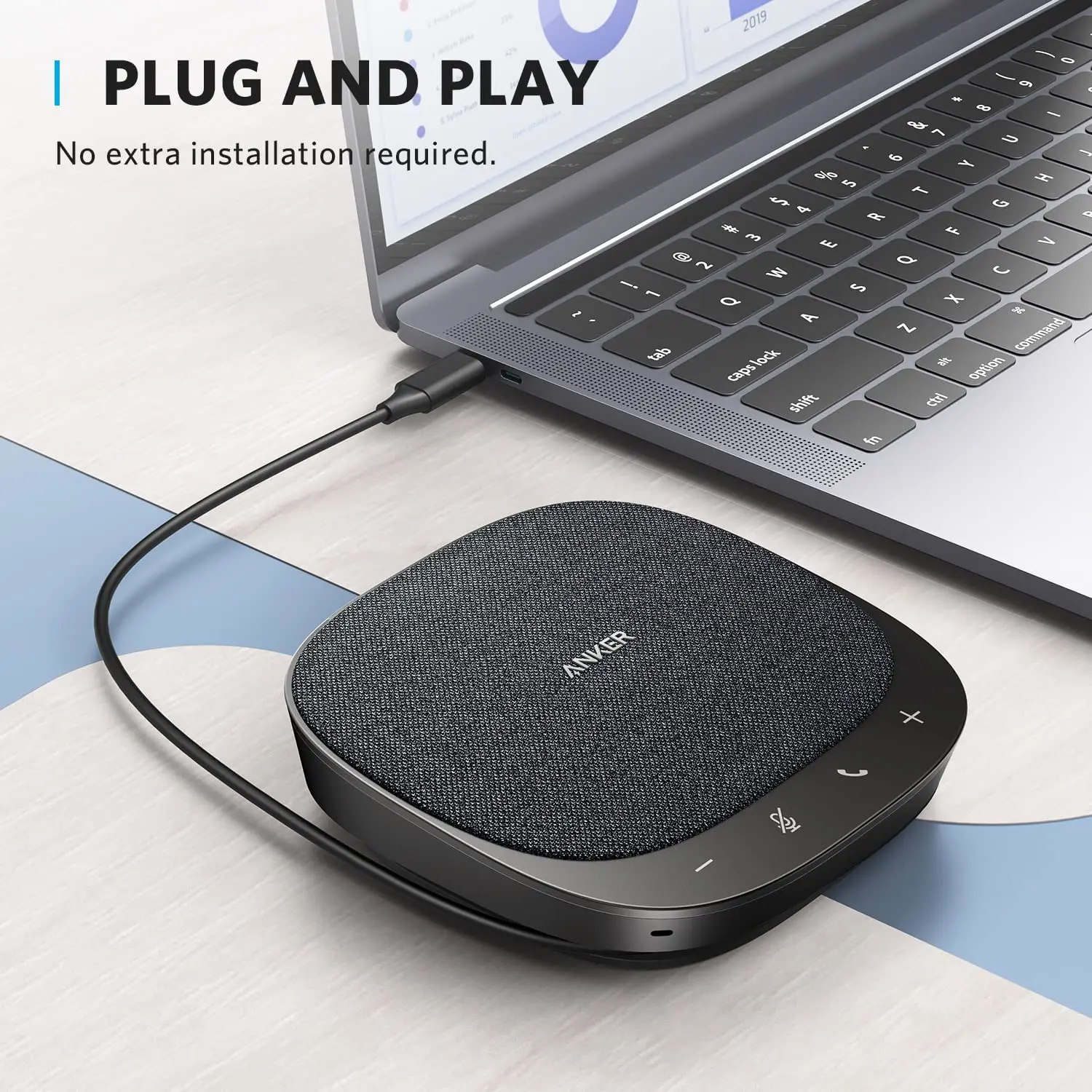 Громкоговоритель Anker powerконф S330 USB микрофон для конференц-связи дома и офиса
