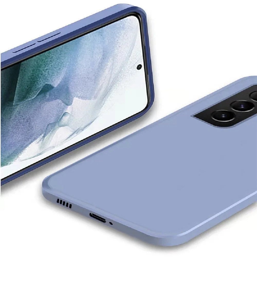 

Brand New Original Liquid Silicone Soft Shell Is Suitable For Samsung S21Pius Ultra Drop-Resistant Solid Color Soft Shell For Me