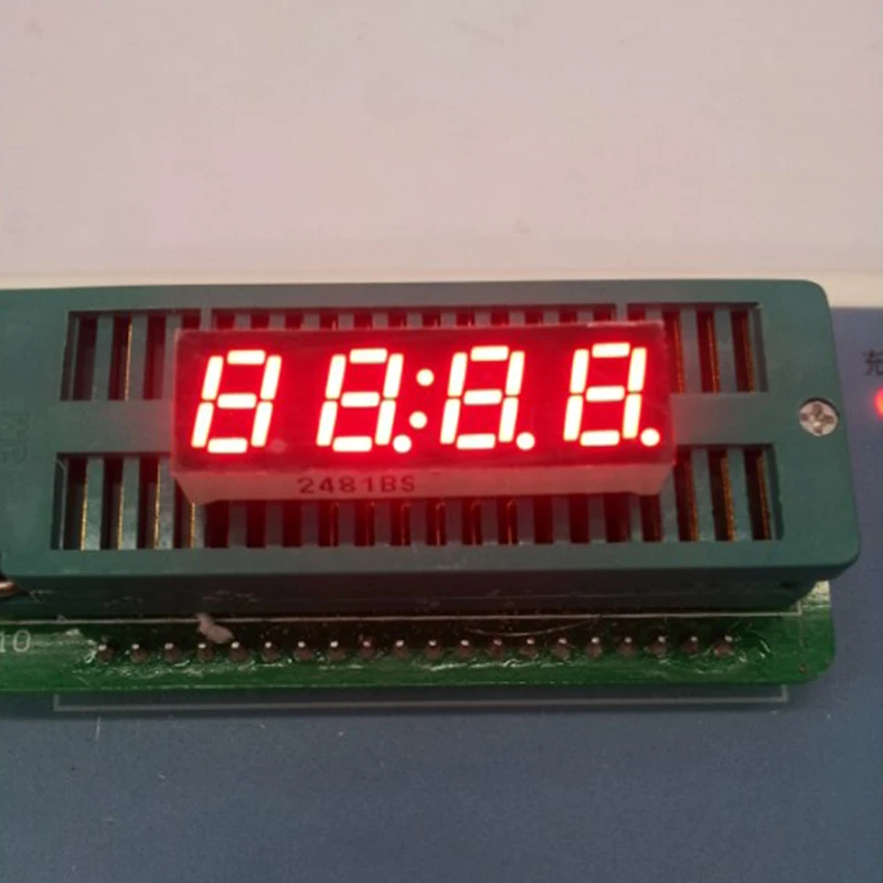 5 шт. 0,28 дюймов 7 сегмент дисплей часов с подсветкой таймер номера знаки Cube 0,2" 7 segmentos катод красный 4 цифровые часы модуль Дисплей