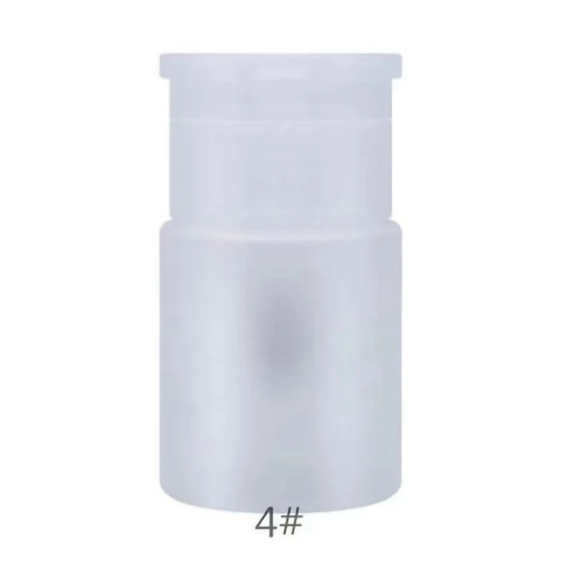 60 мл нейл арта дозатор пустая бутылка мини насос Акрил Гель лак для ногтей чистки