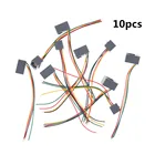 10 шт.лот 616E 4P4C RJ11 Женский телефонный соединитель Адаптер 4 провода 8 см