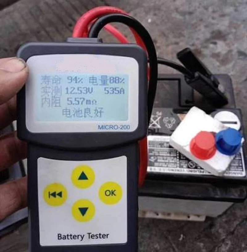 Автоматический тестер батареи MICRO 200 внутренний анализ сопротивления
