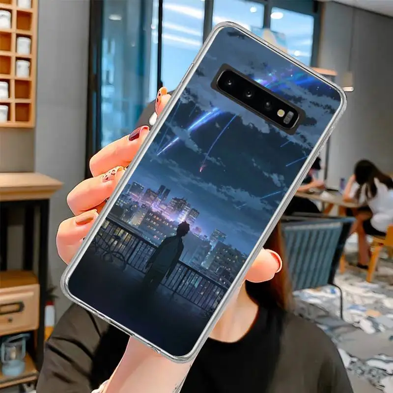 

Starry Sky Phone Case For Samsung S7edge S8 Plus S9plus S10 Plus E For Samsung Galaxy S10