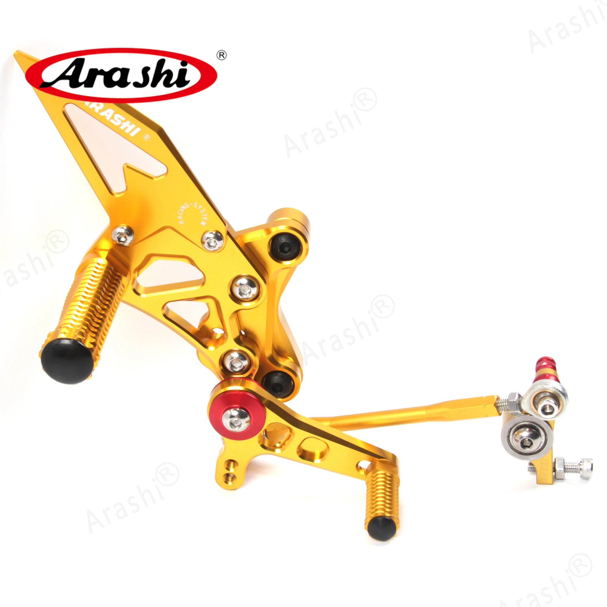 Arashi Rearset для DUCATI 848 2008 2009 2010 регулируемые подножки с ЧПУ ног подставка 1098 1098S 1098R 2007