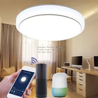 Умный светодиодный потолочный светильник, Лампа 48 Вт, работает с Alexa Echo Google Home, для спальни, гостиной, Alice