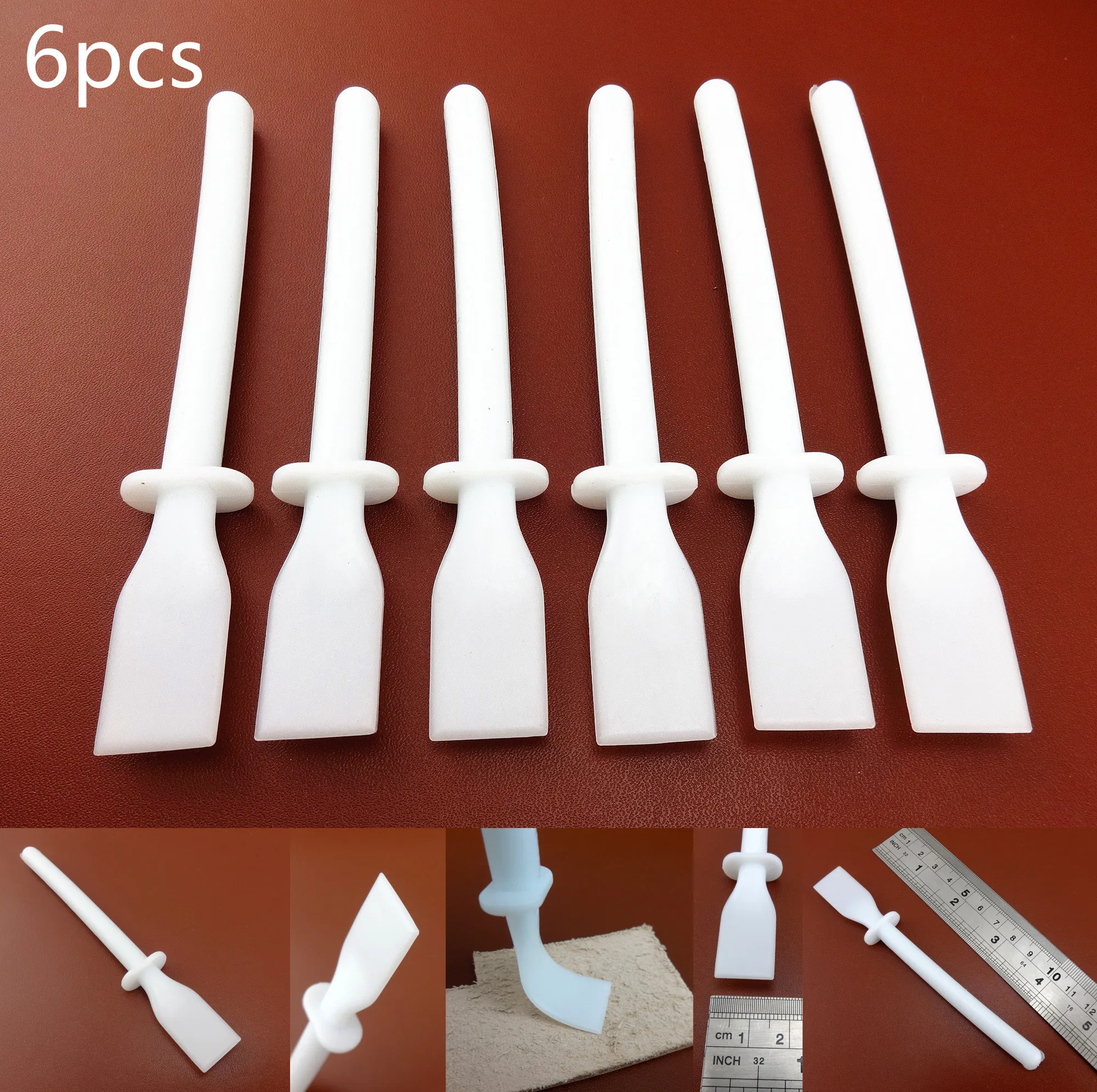 6 шт. кожаная форма для рукоделия клейкая доска расширитель клея инструмент