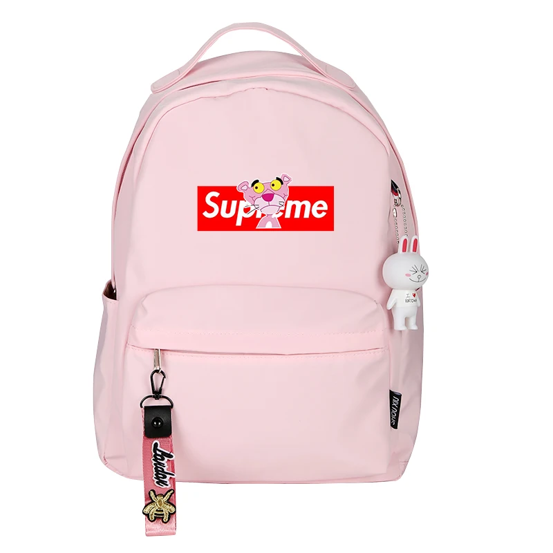 Аниме Розовая пантера рюкзак милый розовый ITA сумка корейский стиль Back Pack Розовая пантера школьные сумки для девочек-подростков Kawaii рюкзак