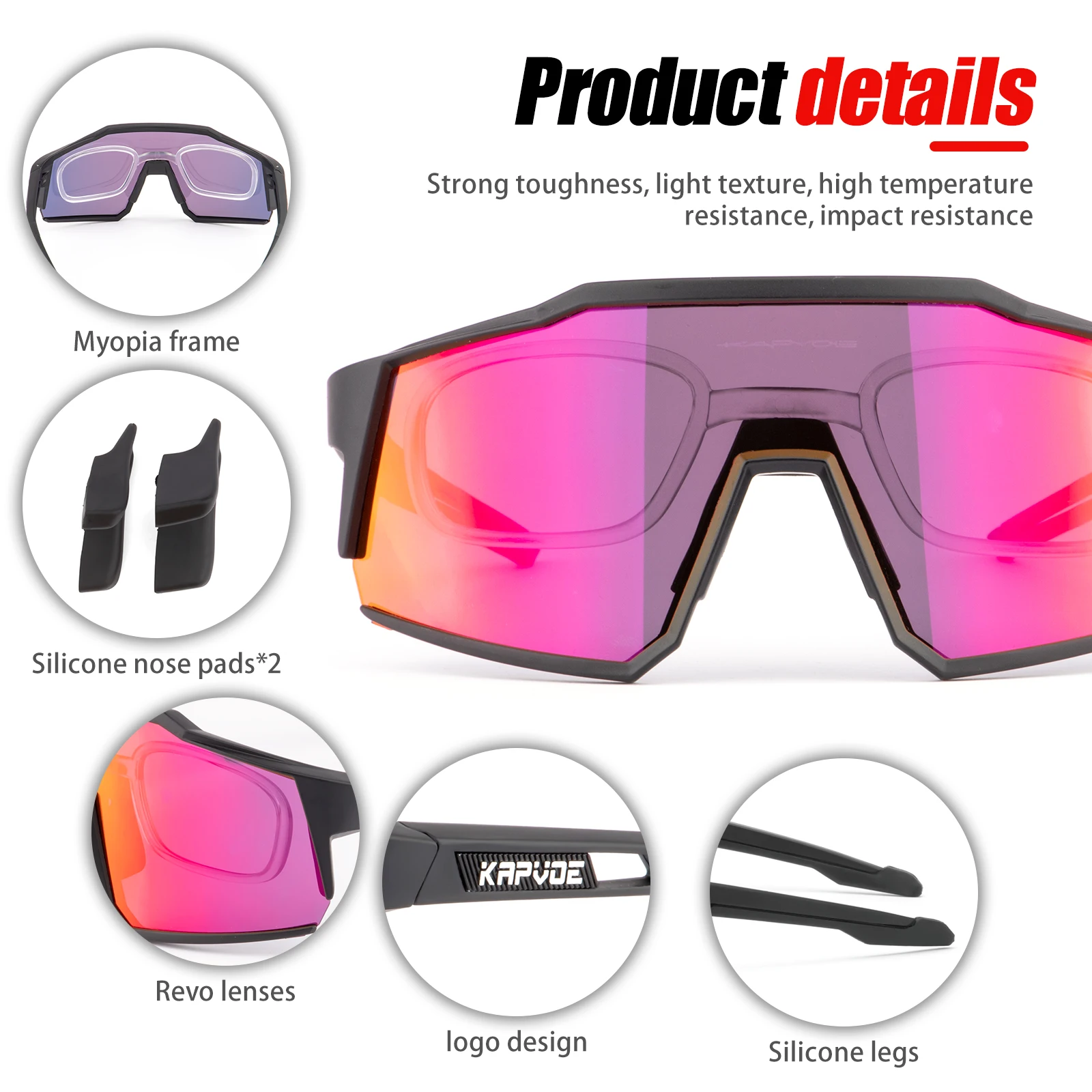

2021 Cyclist Polarized Cycling Goggles Bicycle Eyewear Road Bike MTB Outdoor Sport Sunglasses Protection Glasses Windproof Gafas