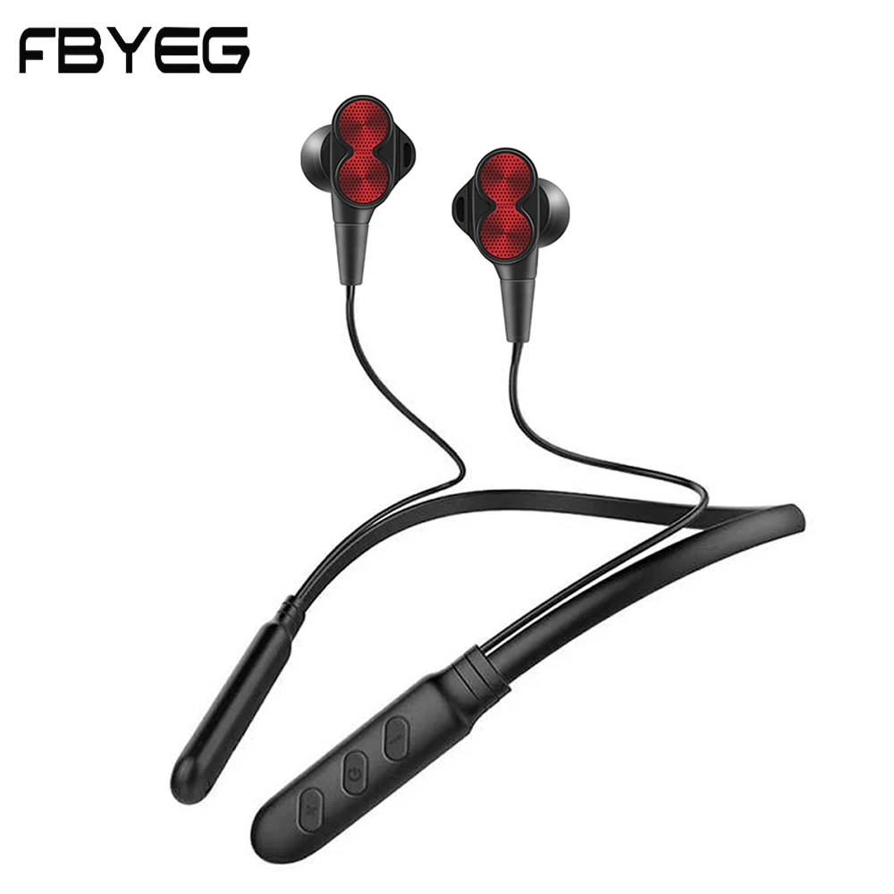 Беспроводные Bluetooth наушники FBYEG гибридные водонепроницаемые с двойными