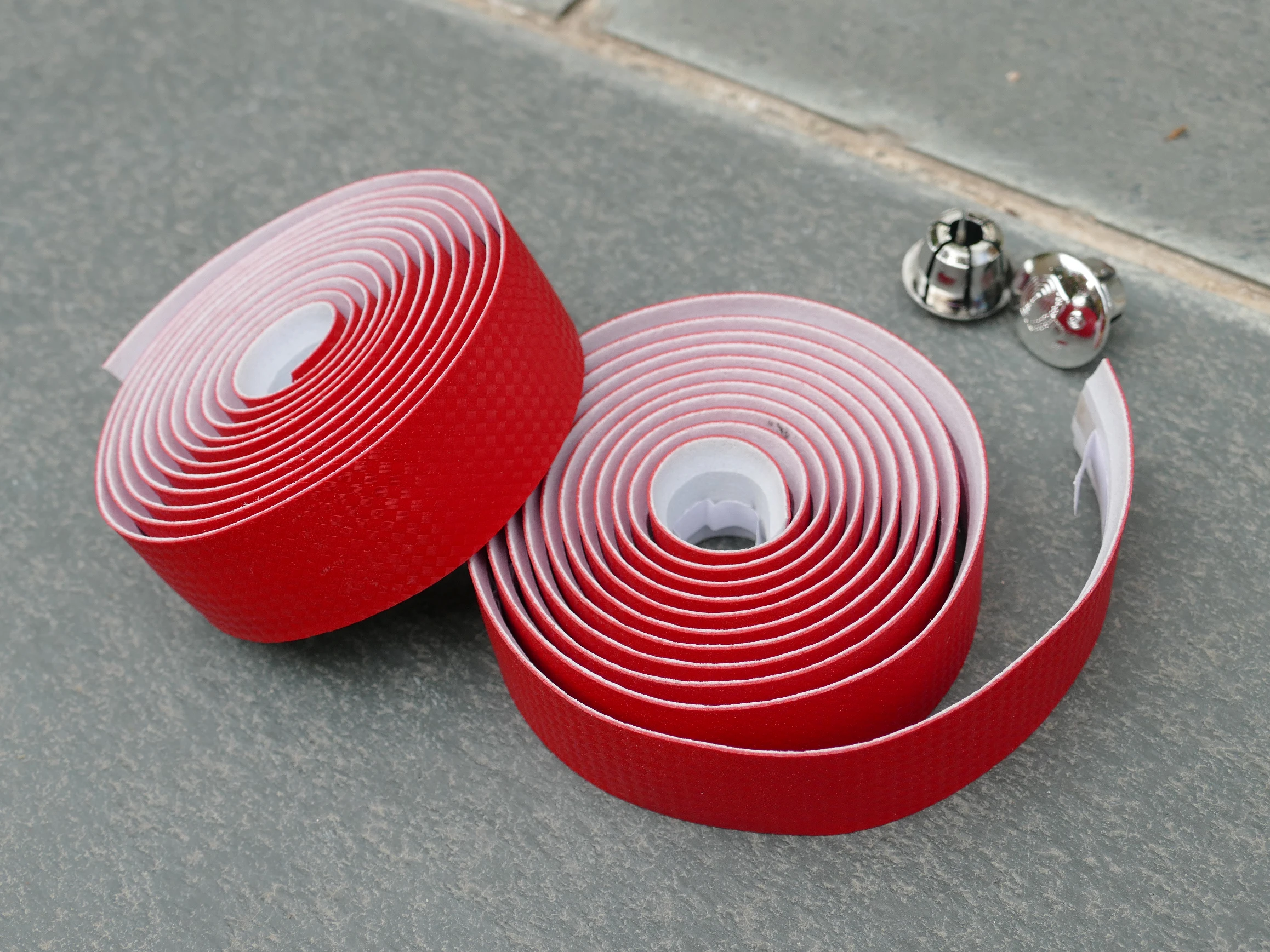 FLX HT 2 красная лента для руля фирменная Новинка углеродная 3K тканая включая ленты +