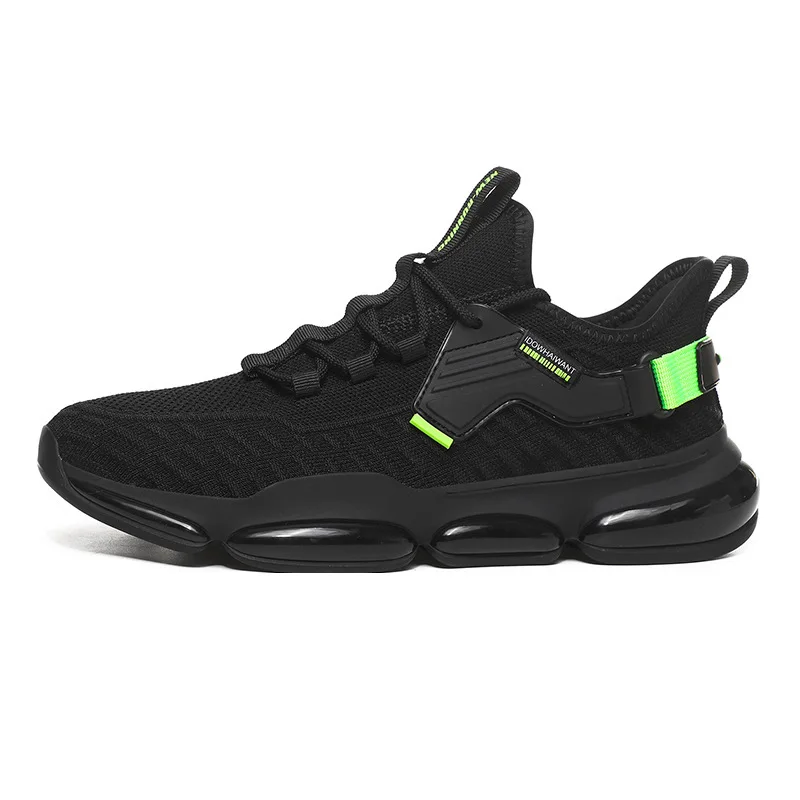 

2021 Spring and Summer New Breathable Casual Sneakers Comfortable Popcorn Soft Bottom Travel Shoes All-Matching Men's Shoes