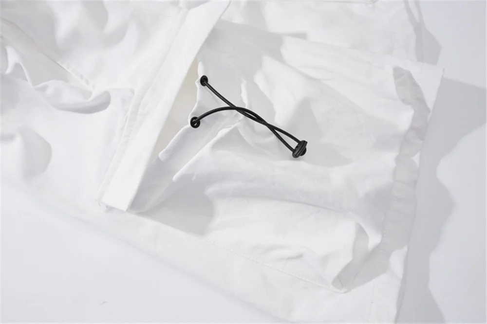 

IEFB Solid Color Multi Pocket Workwear Shorts Men's High Street Fashion Elastic Waist Shorts Summer Trend Casual Bottoms 9Y8006