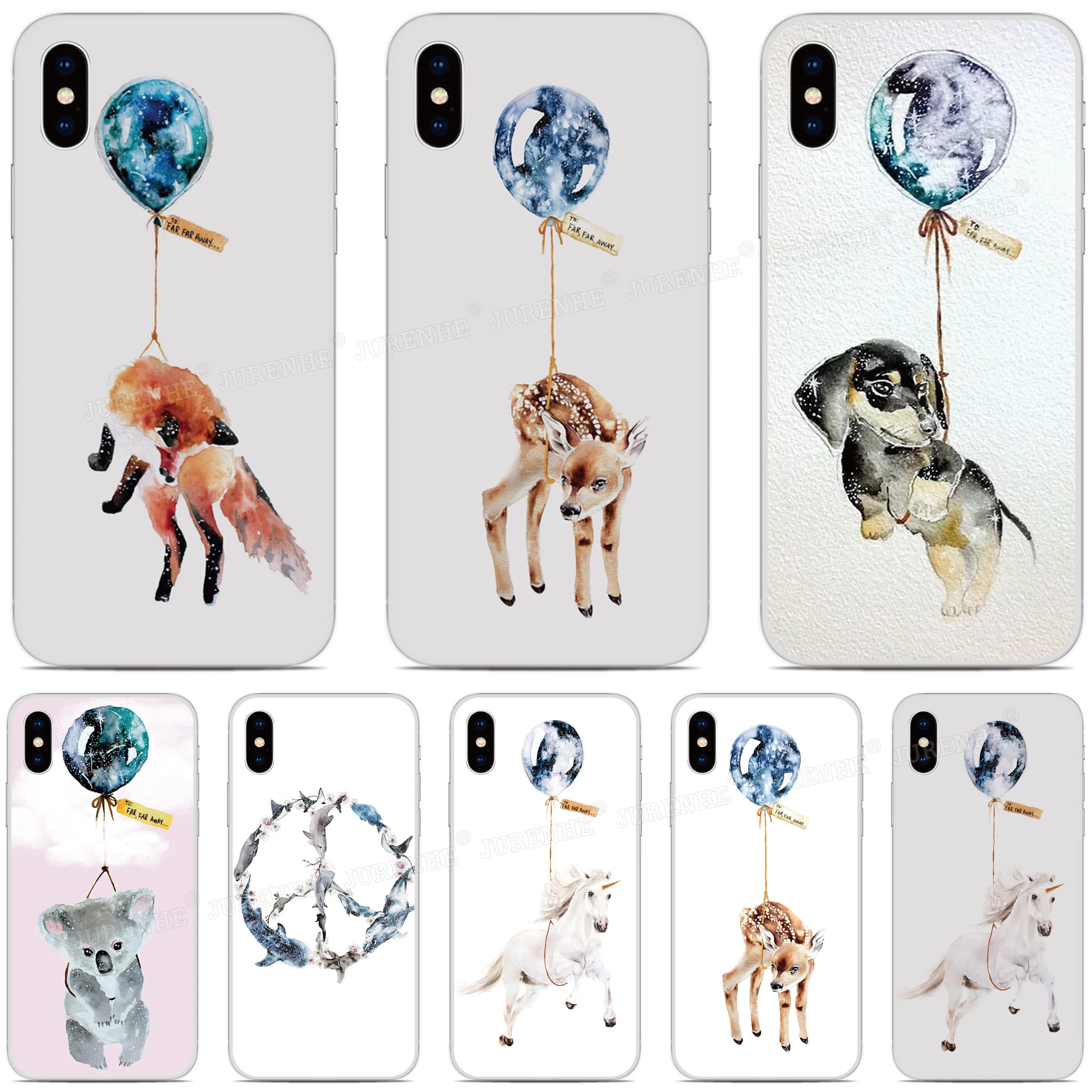 

Animal Balloon Cover For ZTE Blade A7 A5 A3 L8 2019 2020 Axon 11 SE 10 Pro 5G A7s V10 V2020 Vita 20 Smart Libero S10 Phone Case