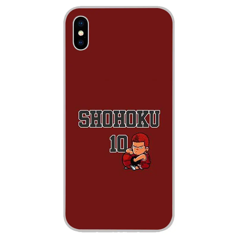 SLAM DUNK Sakuragi Hanamichi Matte Silicon Phone Case For iPhone X 7 8 6S Plus XS Max XR 5S 4S Cases Soft TPU iphone 2019 Cover |